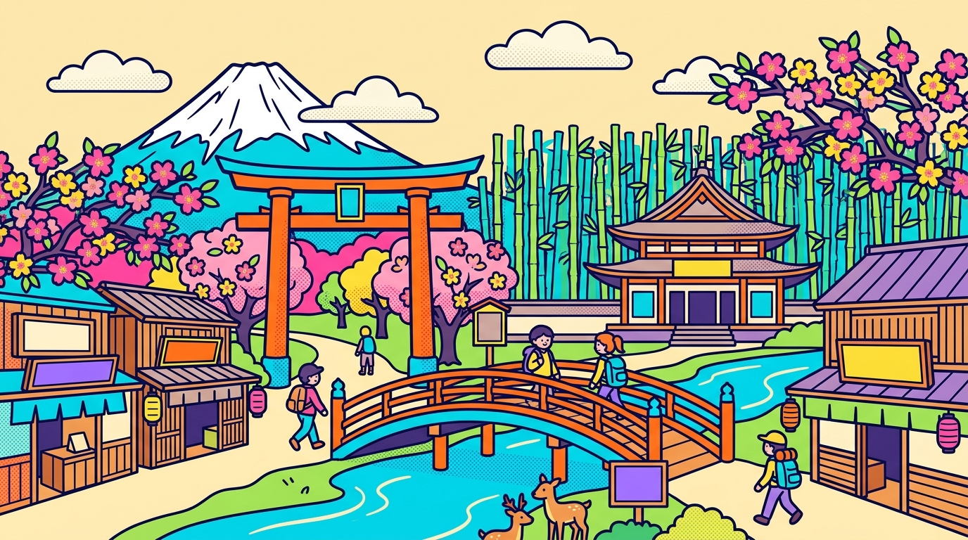 Panduan Wisata Arashiyama Kyoto Terlengkap 2026: Jelajahi Hutan Bambu, Kuil Tenryu-ji & Jembatan Togetsukyo