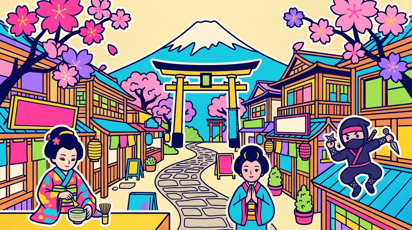 Experiencias tradicionales japonesas | Ceremonia del té kimono ninja