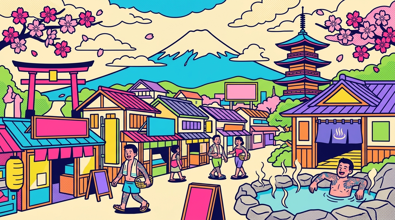 日本温泉完全指南｜有纹身也能进的温泉推荐