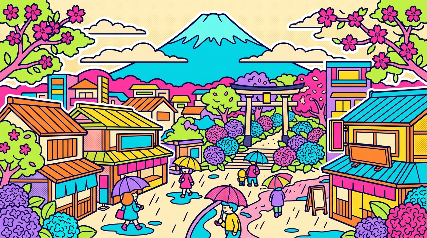 Rainy Season Japan June 2026 | Best Indoor Activities & Hydrangea Spots