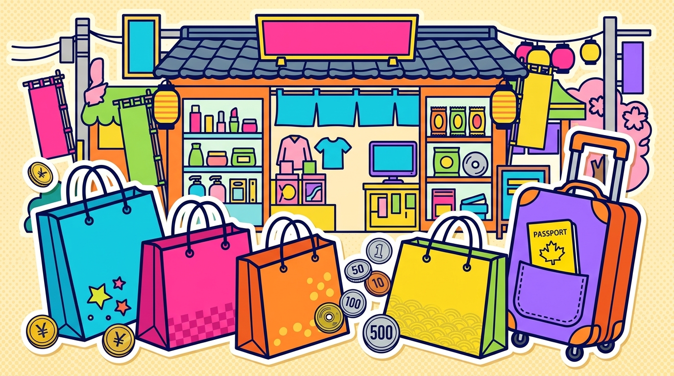 ช้อปปิ้งการ์ดปลอดภาษีในญี่ปุ่น | ประหยัด 8% ด้วยหนังสือเดินทาง