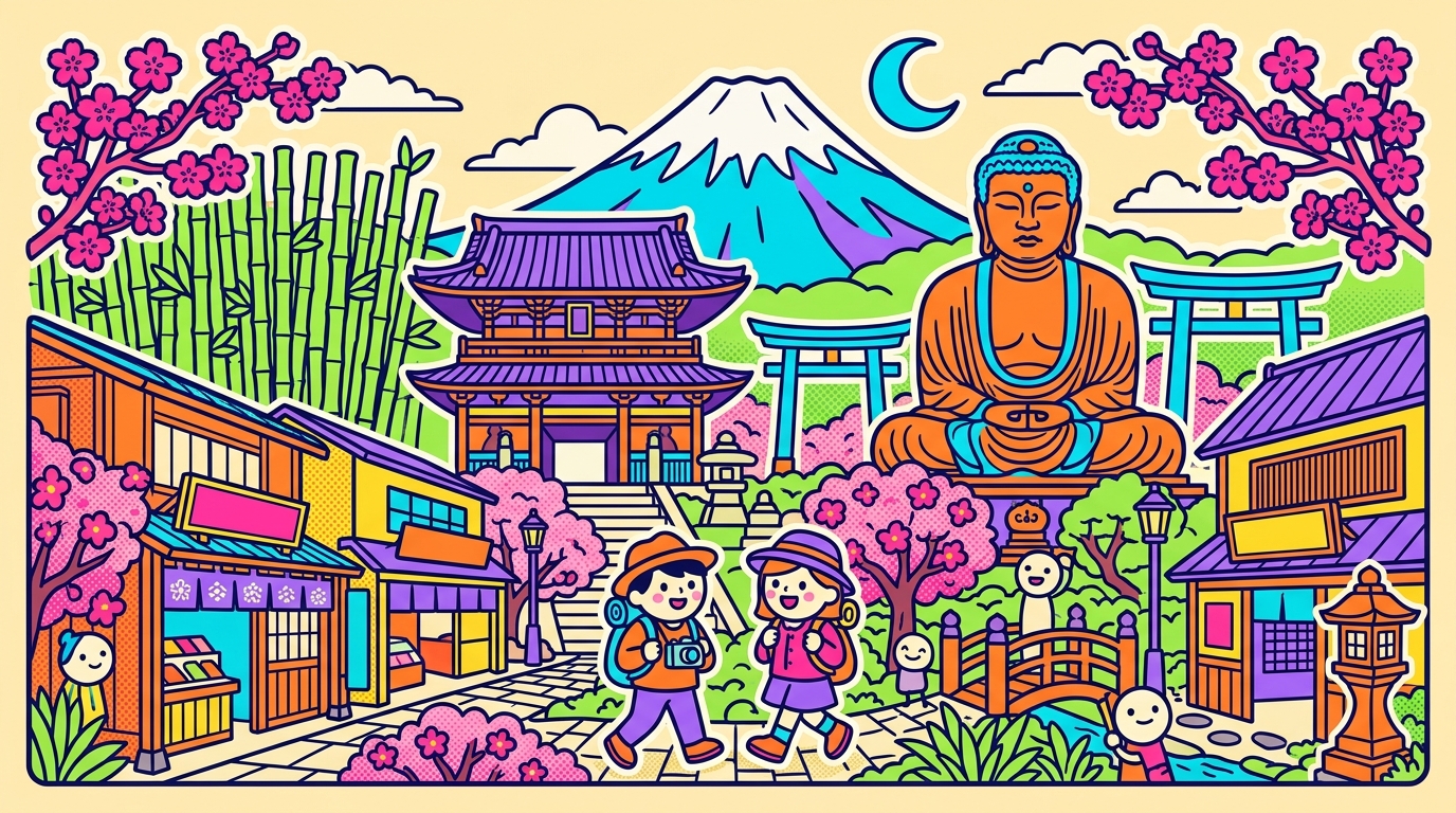 Kamakura One Day Trip | Great Buddha Temples & Bamboo Grove
