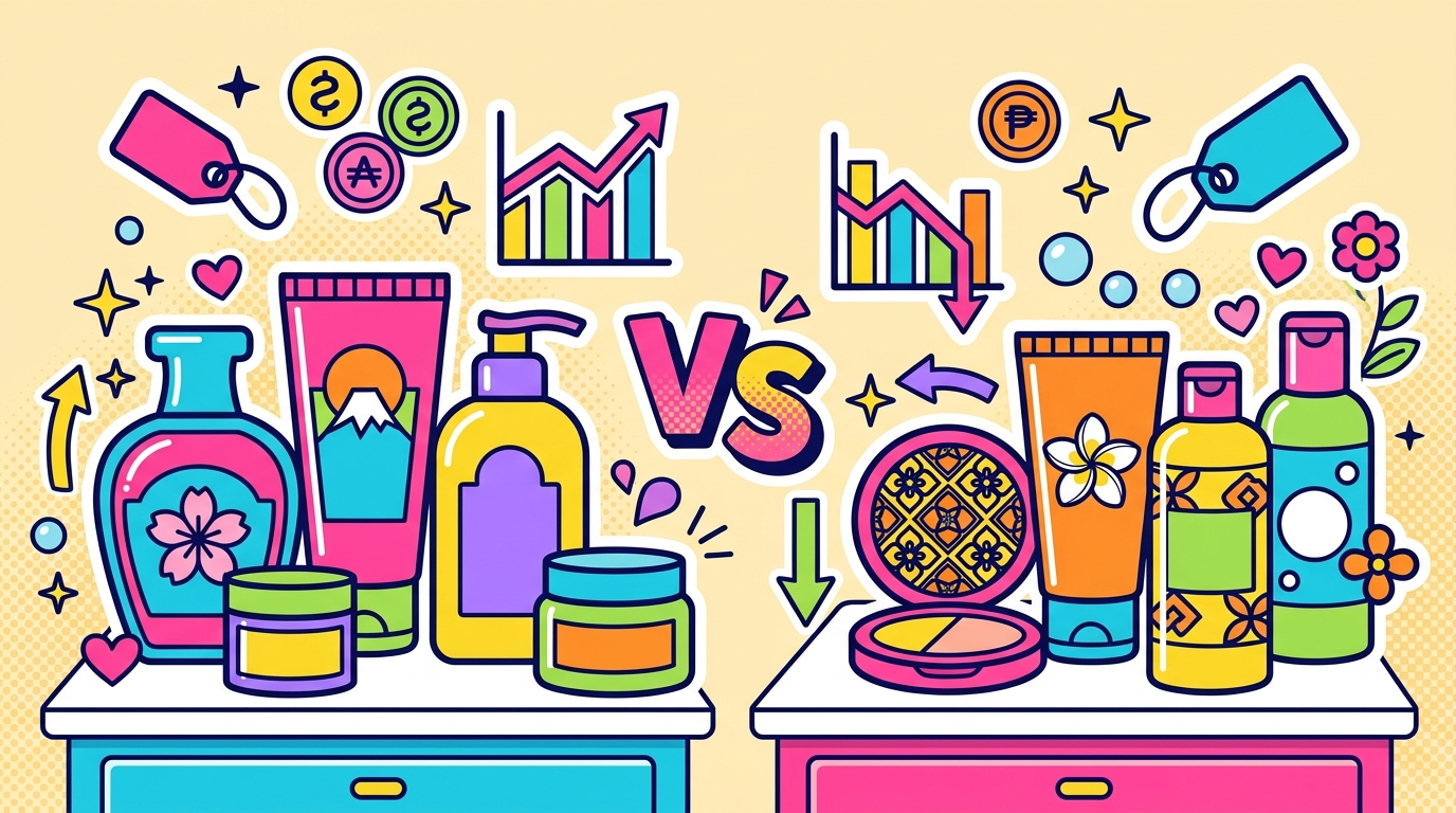 Kosmetik Jepang vs beli di Indonesia | Perbandingan harga nyata