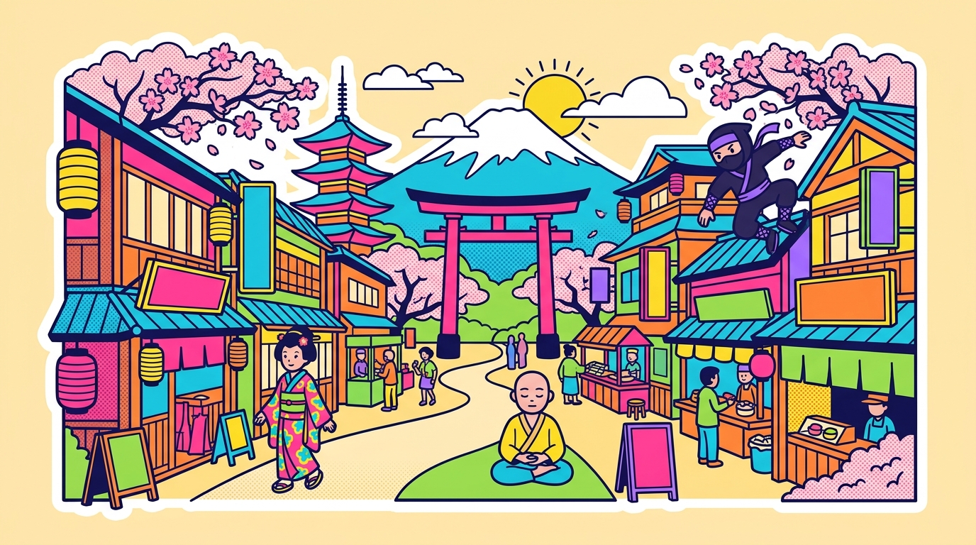 Pengalaman kimono zazen ninja | Aktivitas tradisional di Kyoto