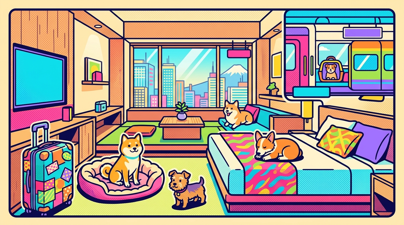Pet Travel Japan | Which Hotels Allow Dogs & Train Rules for Pets