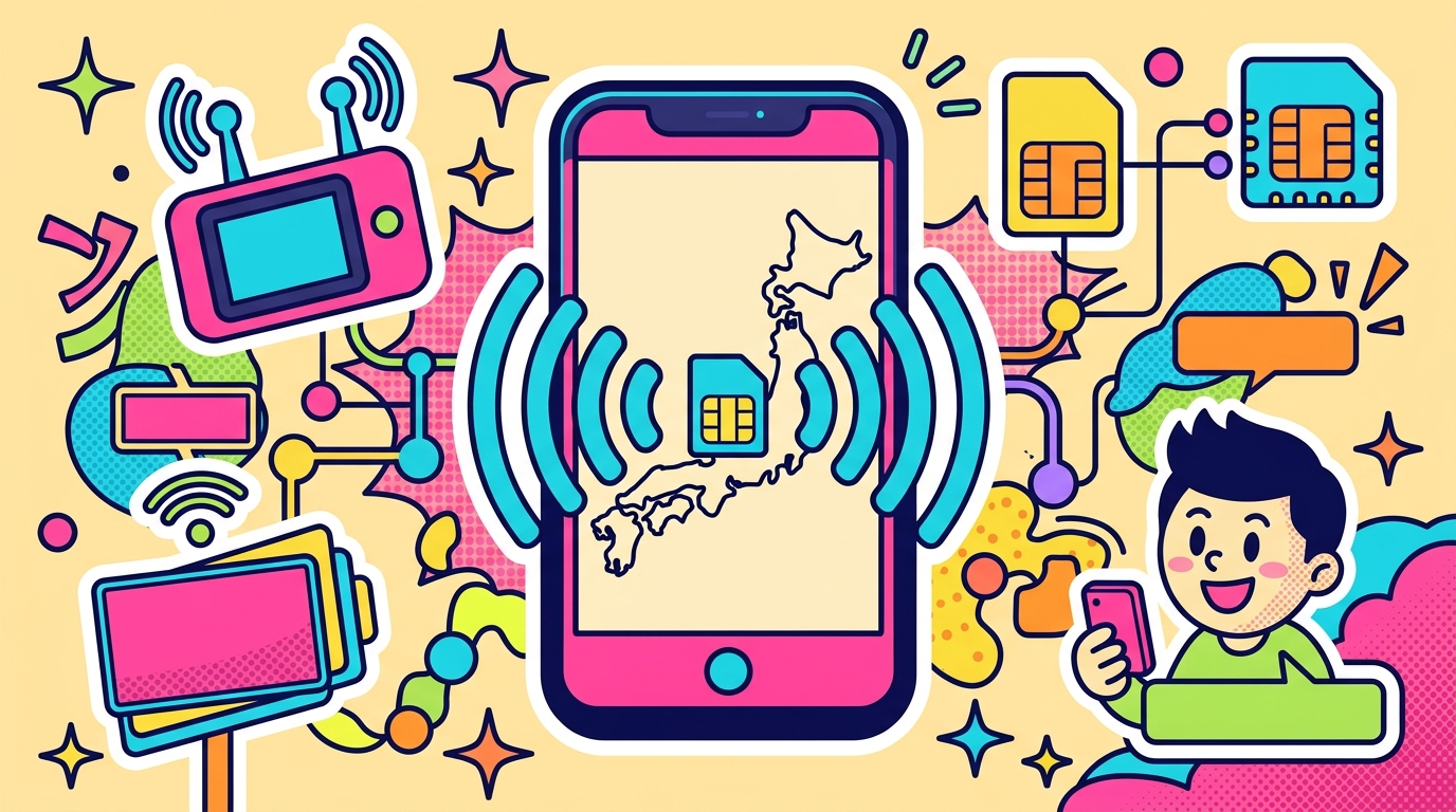 Tarjeta SIM vs eSIM vs Pocket WiFi Japón | ¿Cuál es mejor valor?