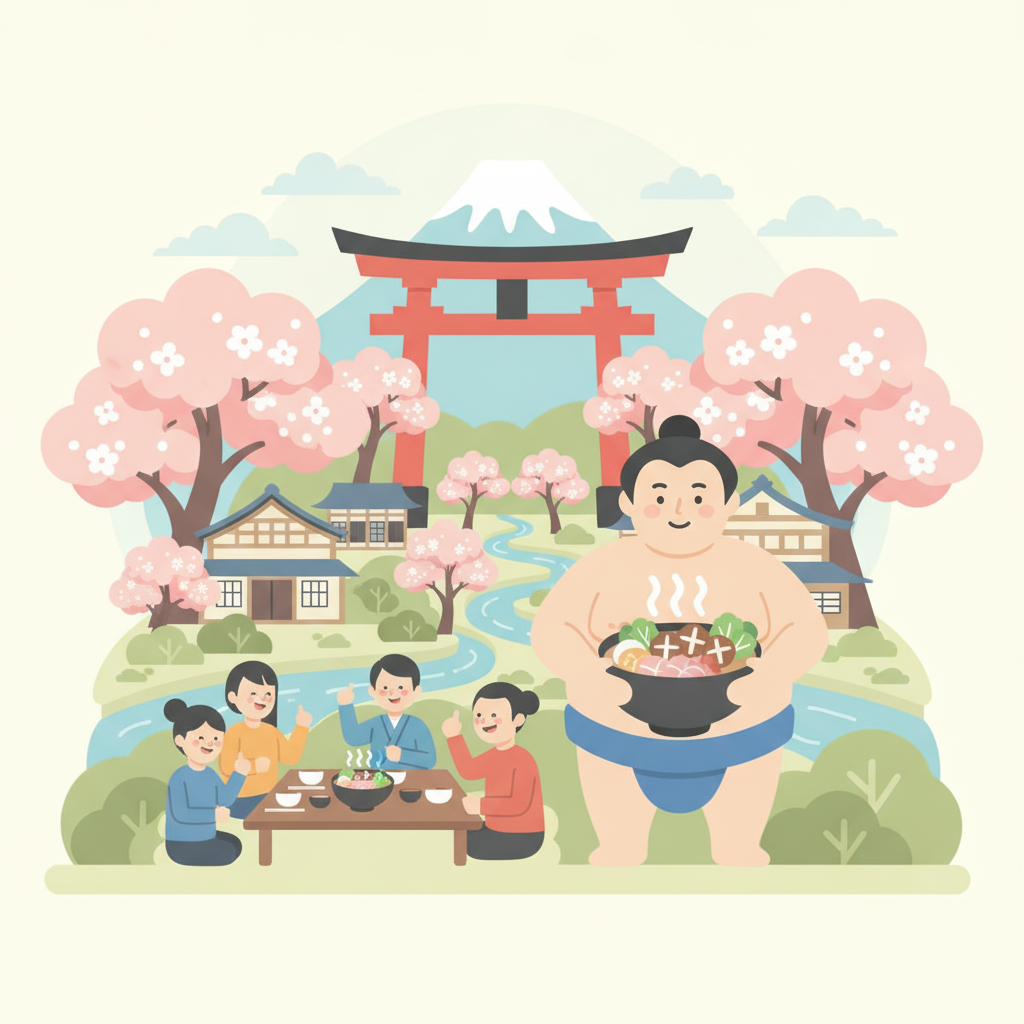 Spectacle de Sumo a Asakusa et Diner Chanko Nabe 2026 | Sans Tournoi