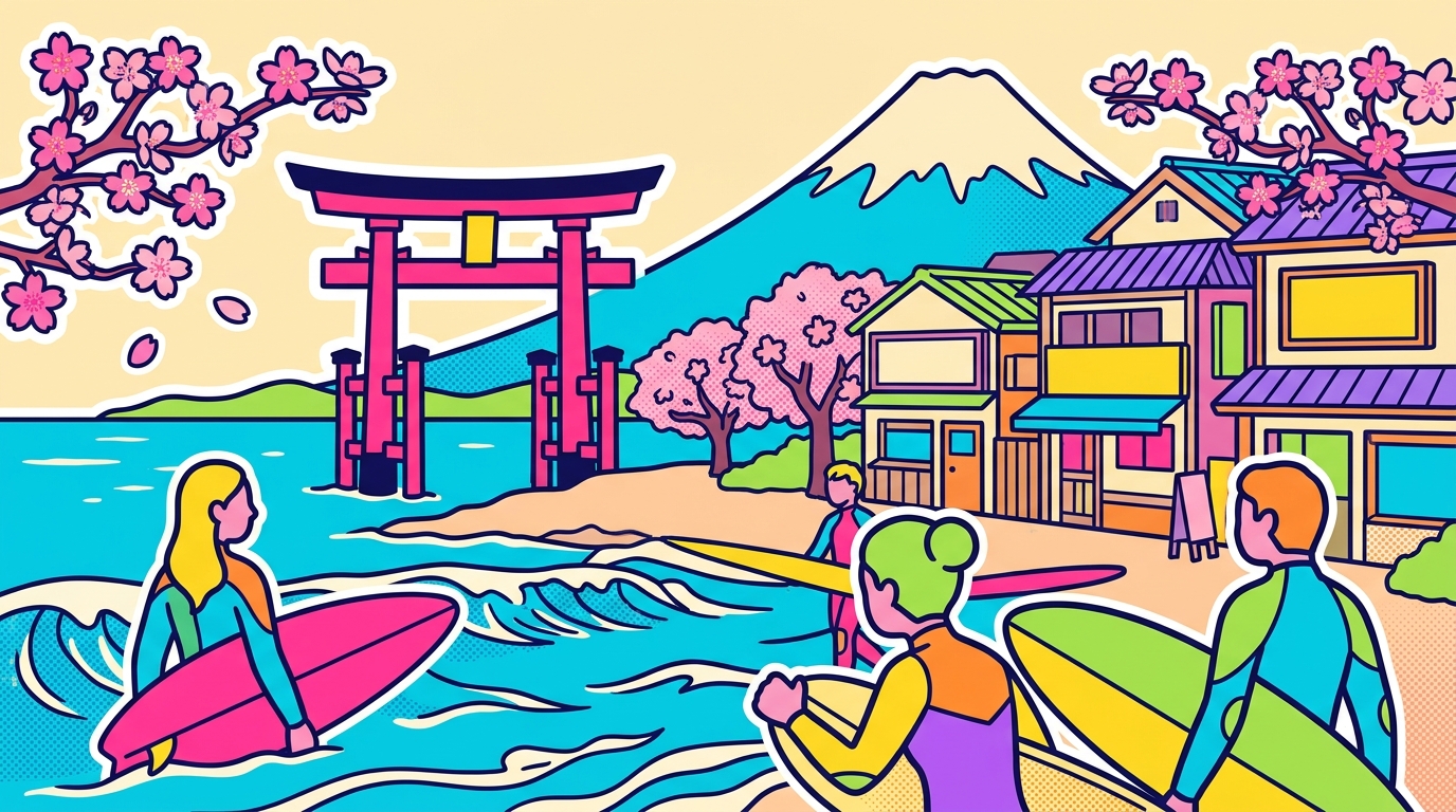 Surf Lessons in Shonan | Beginner-Friendly Schools Near Tokyo