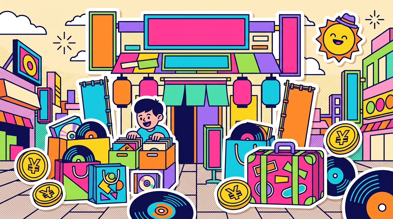 東京黑膠唱片・二手CD購物指南2026｜Disk Union·下北澤City Pop挖寶